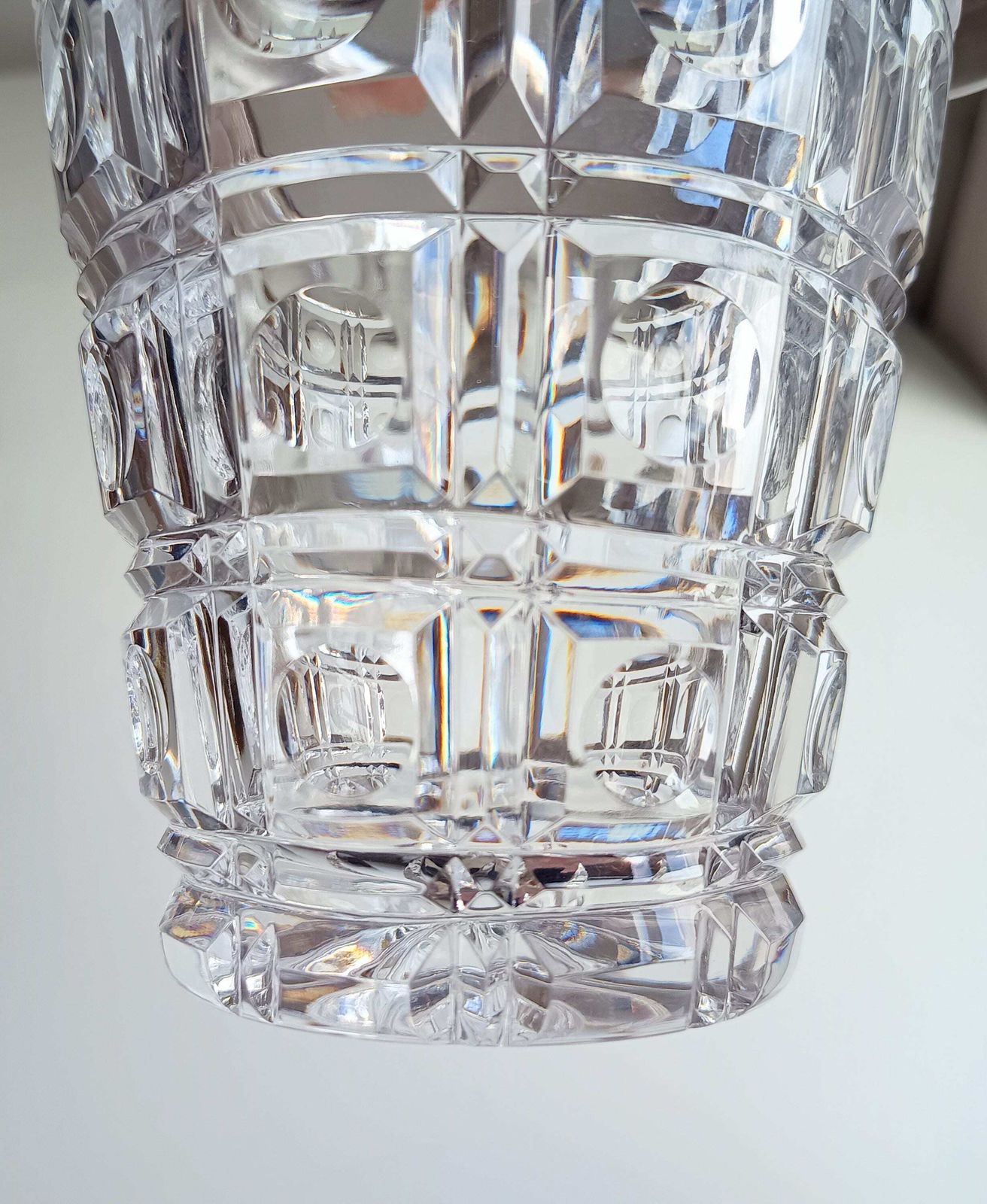 photo for sale Mid Century Bistro IJsemmer, Jean Couzon Rhadango, Verzilverd, Blok en Lenssnede Kristal