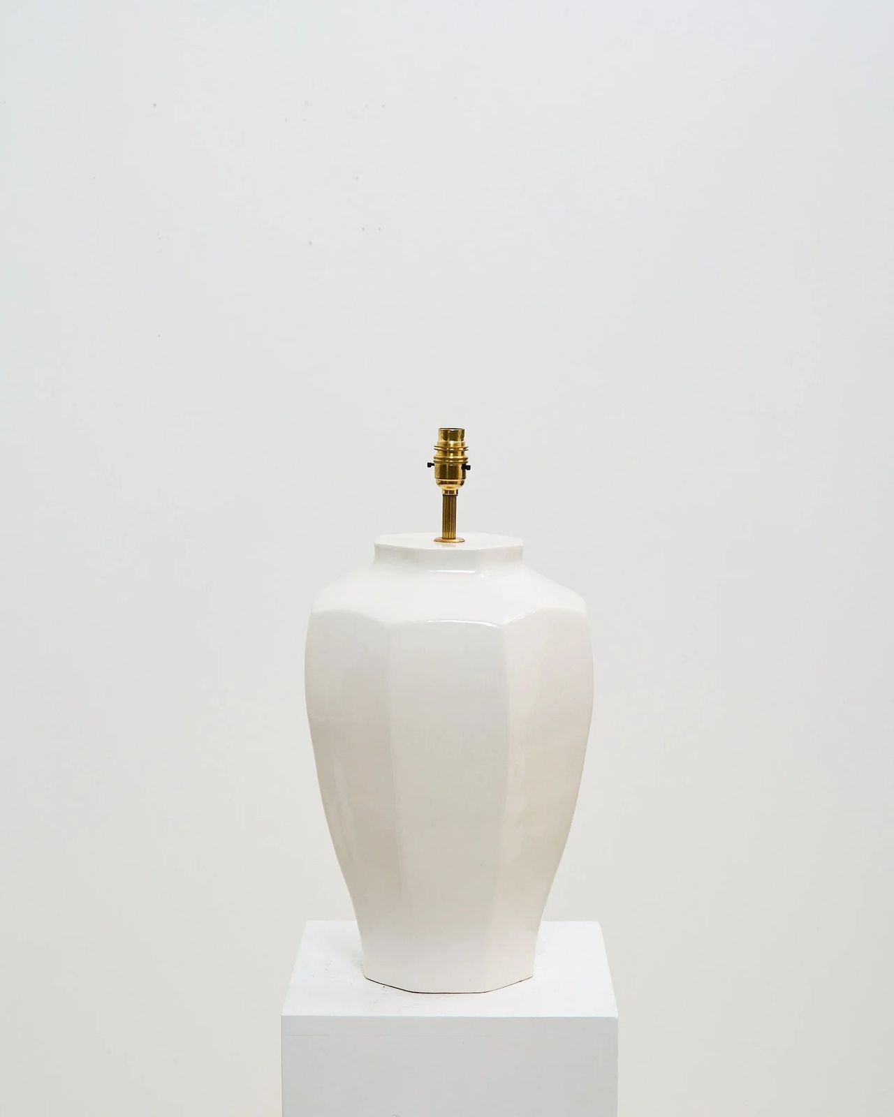 Keramische lamp met craquelé glazuur, jaren 1940 photo furniture