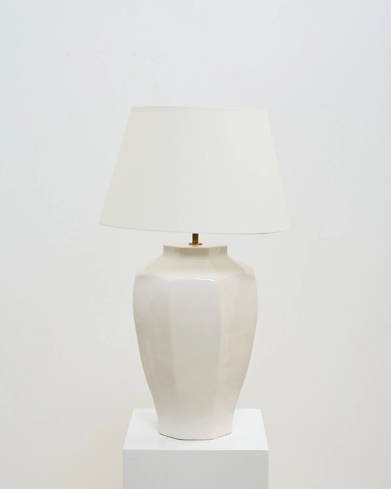 Keramische lamp met craquelé glazuur, jaren 1940 photo Verlichting