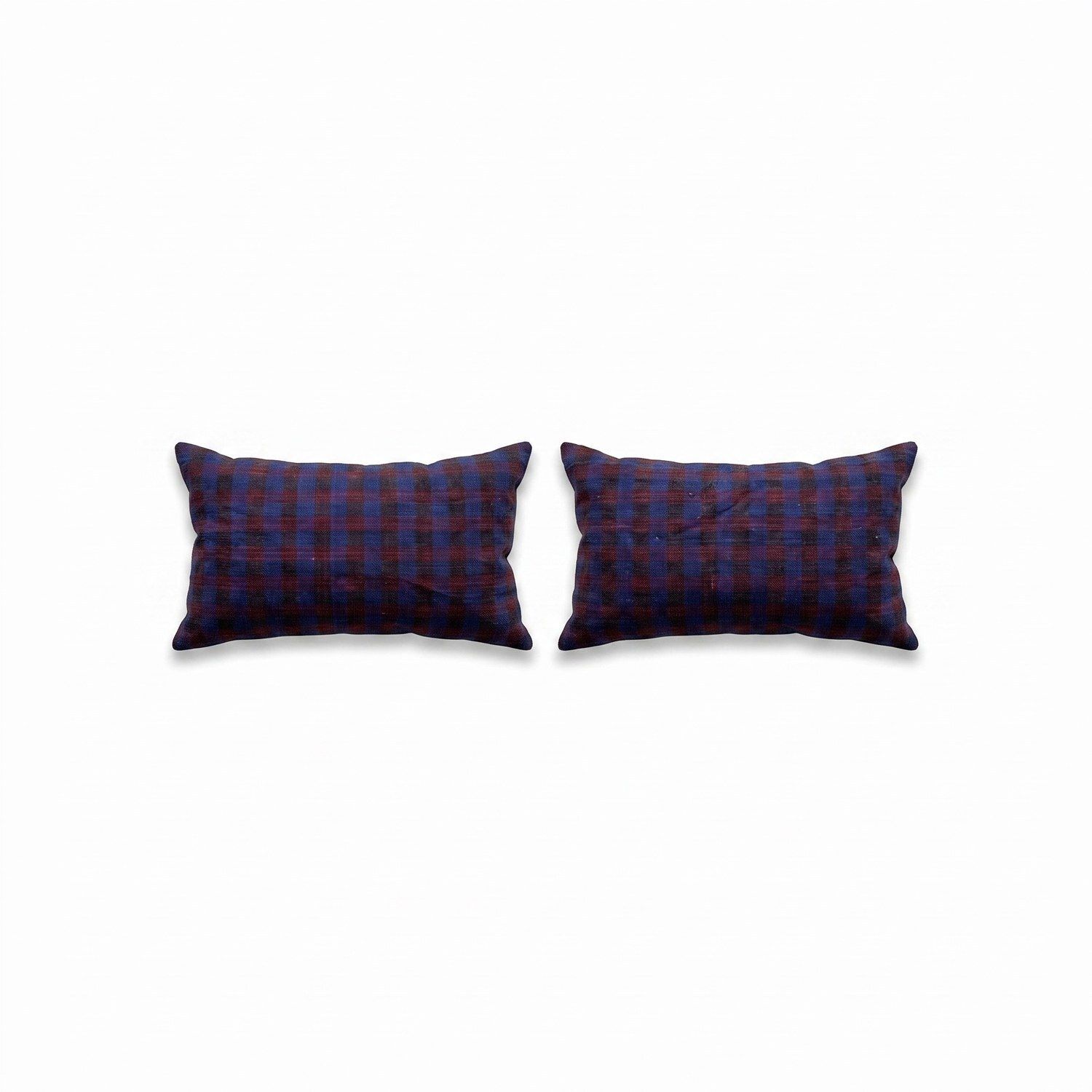 Turkische Kilim Lumbarkussenhoes 40 x 60 cm, Set van Twee