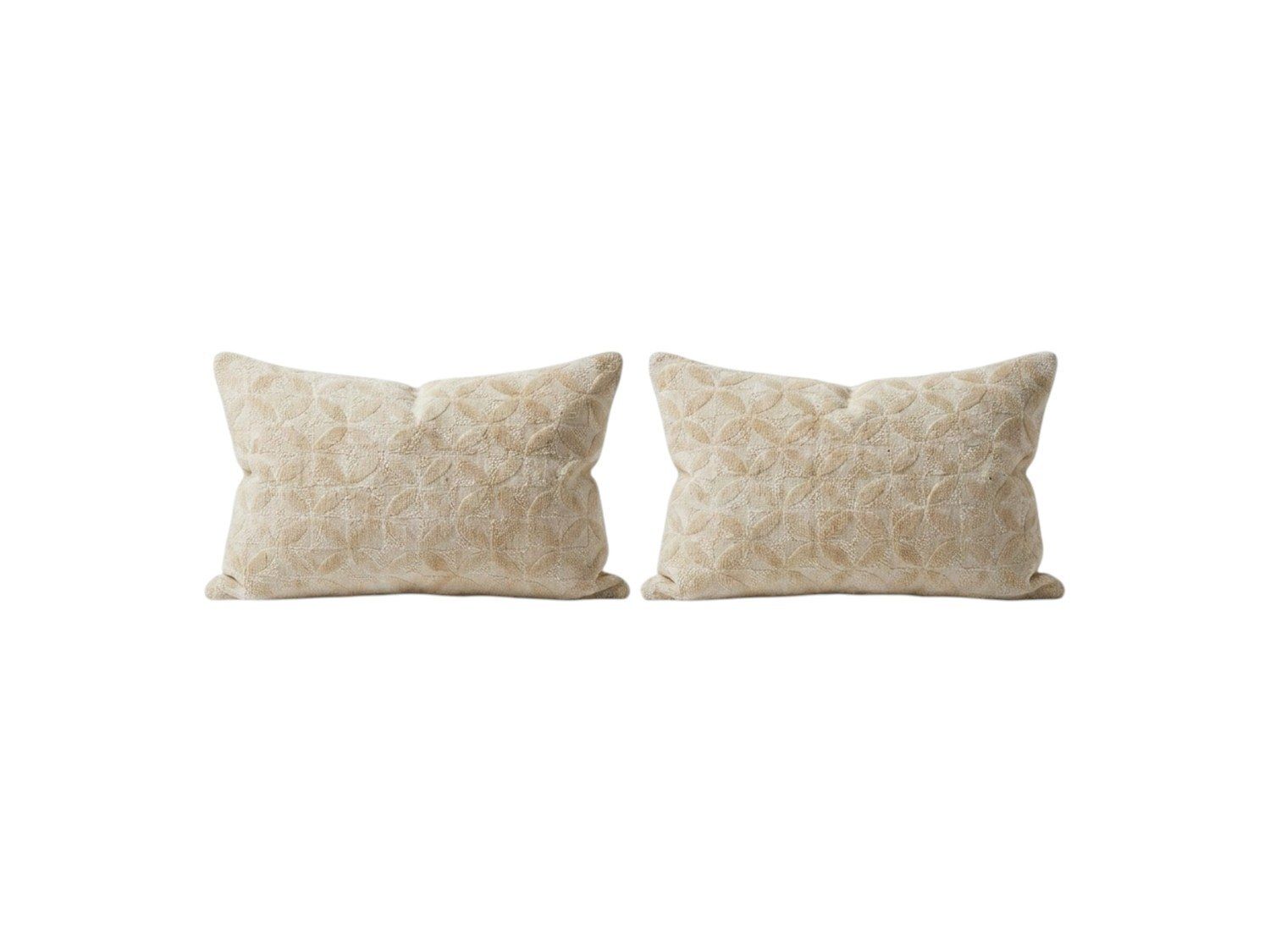 Housse de coussin lombaire kilim anatolien 40 x 63 cm, lot de deux