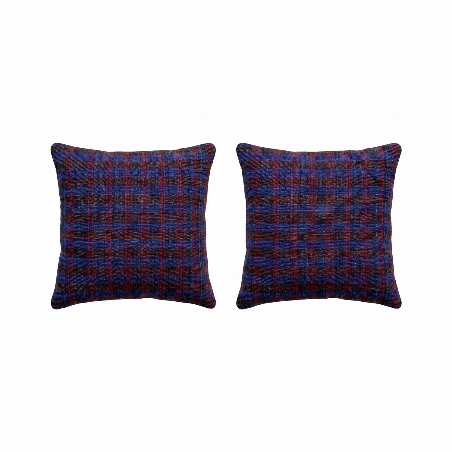 Turkish Oushak Kilim Pillow Cover 47 X 50 Cm   Set Of Two