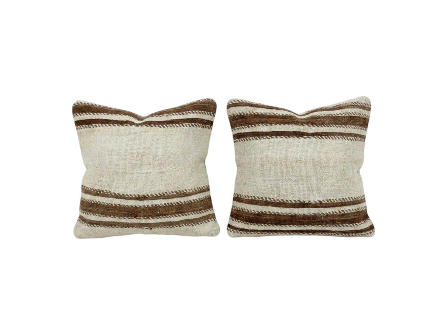 Turkse kilim kussenhoes 50 x 50 cm, set van twee
