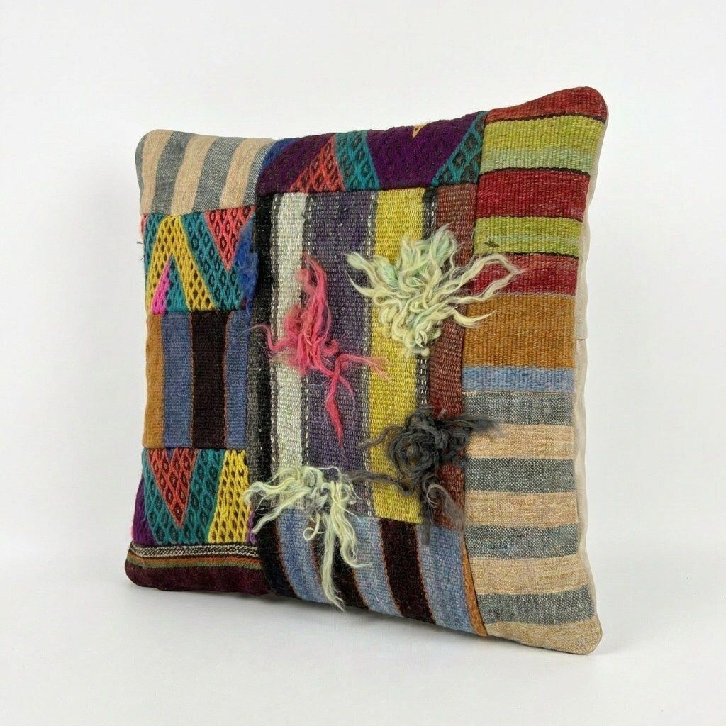 Turkische kilim kussenhoes 50 x 50 cm photo for sale