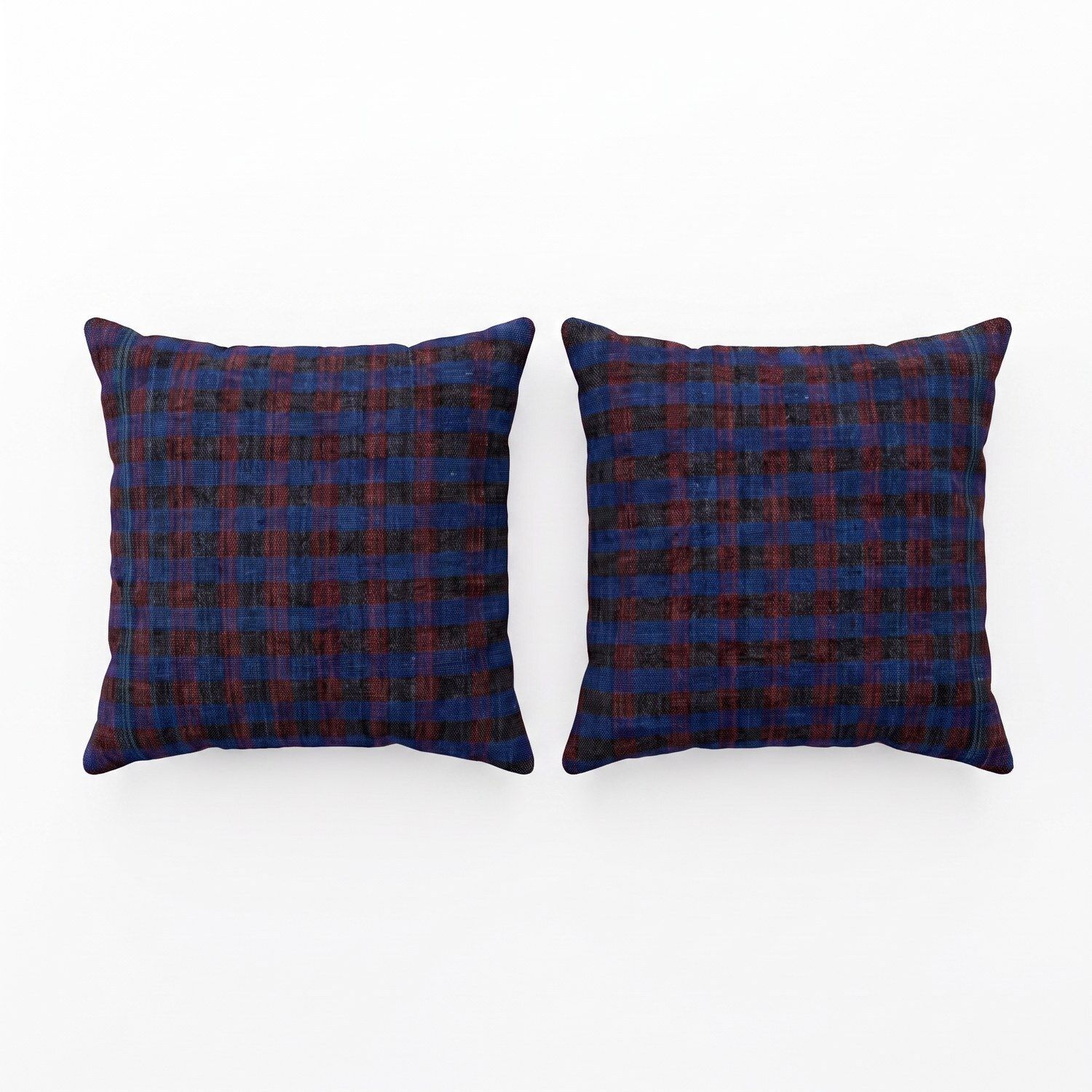 Boheemse Turkse kilim kussenhoes 50 x 50 cm, set van twee