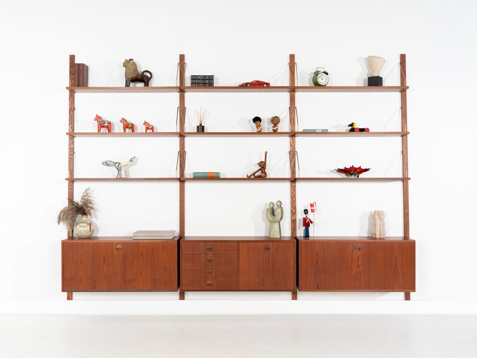 Teak Modular Shelving Unit, Danish Design, 1960s, Designed By Rud Thygesen & Johnny Sørensen, Manufactured By Hg Furniture photo furniture