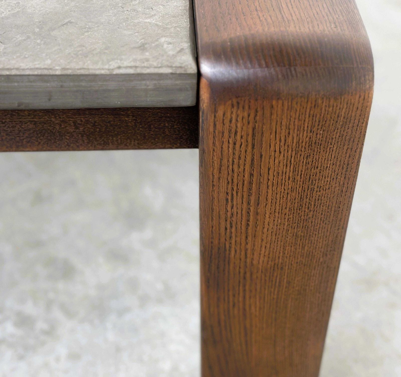 Vintage Belgische eiken en fossiel leisteen salontafel, Brutalist Modern, jaren 1970 photo buy