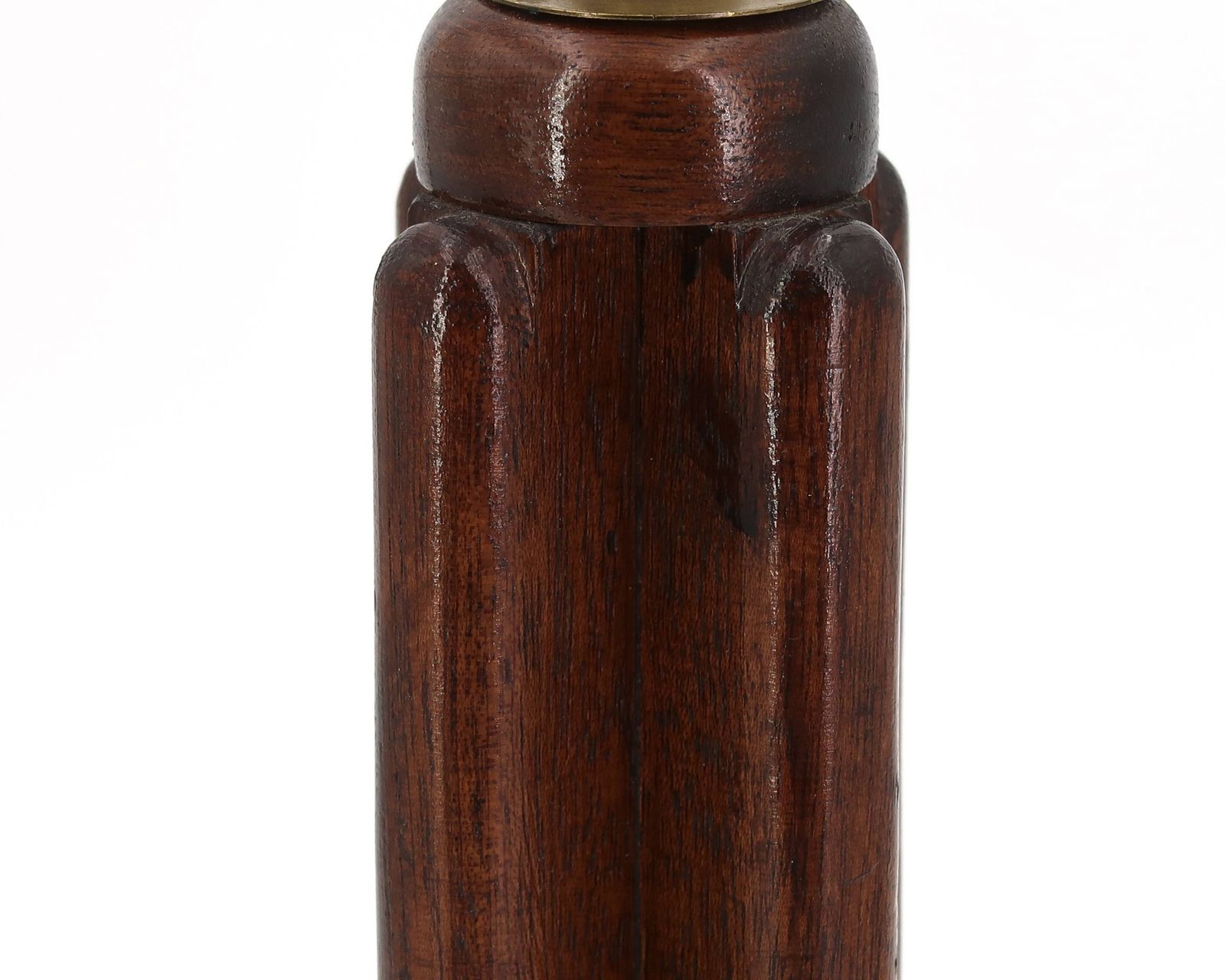 Lampe Art déco en bois sombre, années 1910 photo 400.0