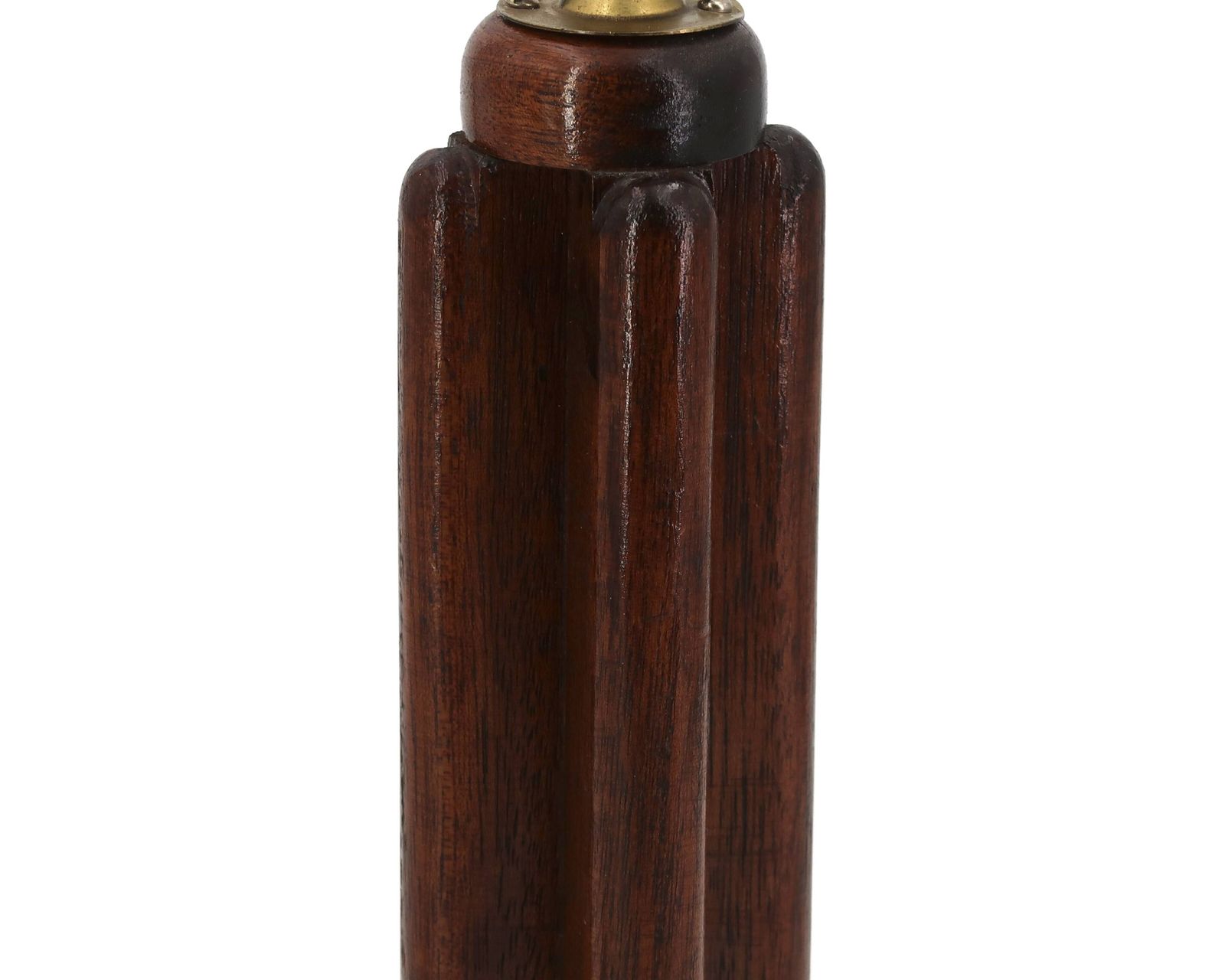 Lampe Art déco en bois sombre, années 1910 photo vinterior