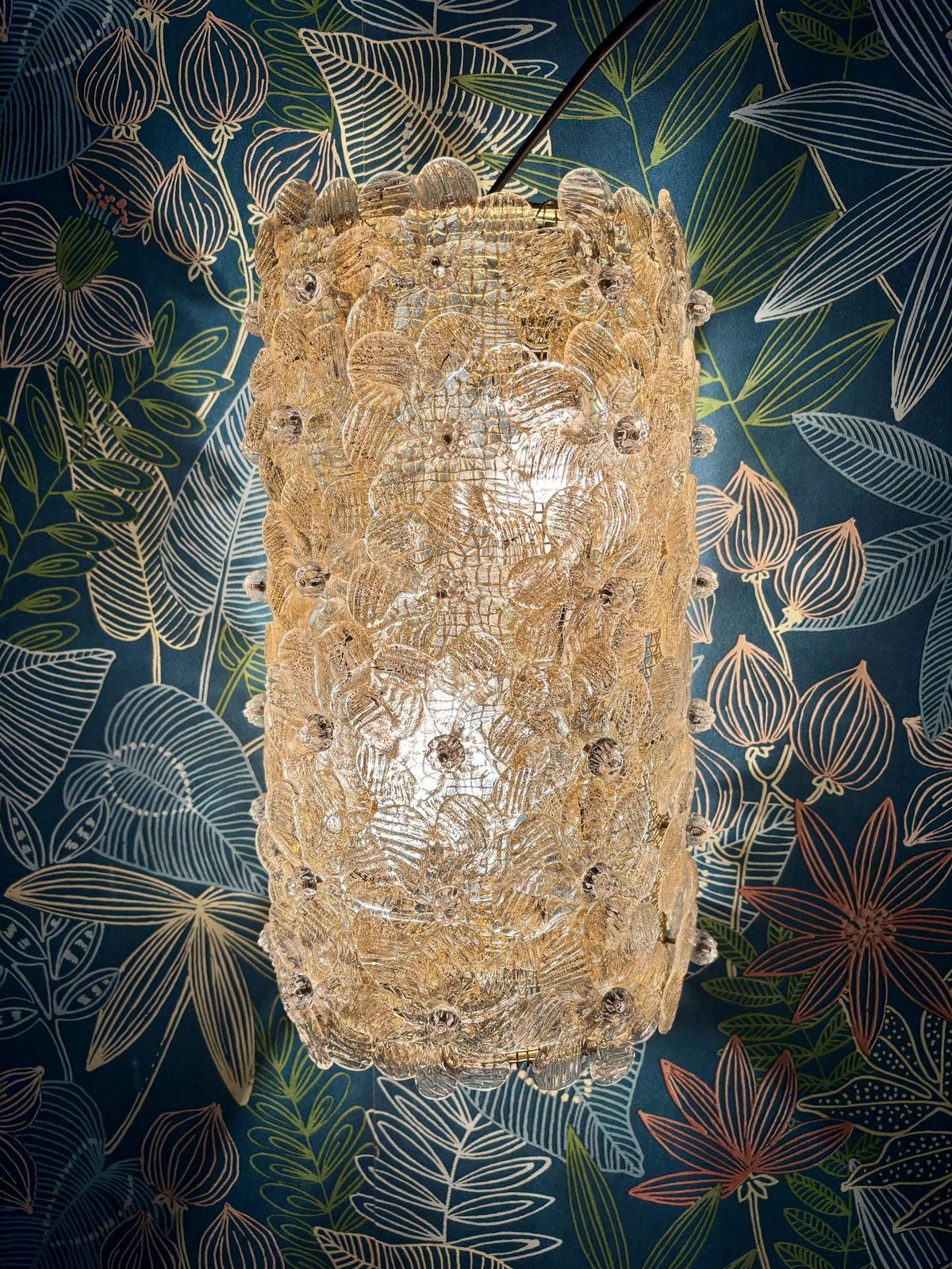 Murano wandlamp, toegeschreven aan Archimede Seguso