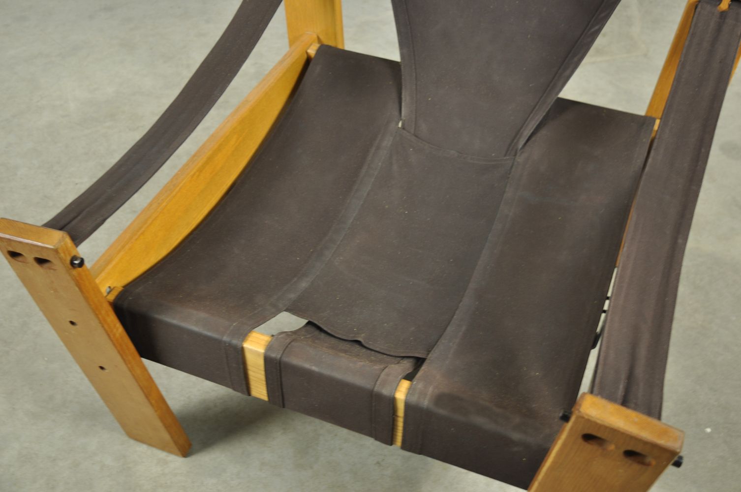 photo vintage Unieke Nederlandse Brutalist fauteuil van John De Haard, jaren 1960