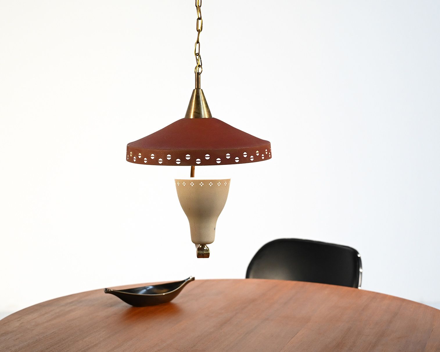 Swedish Modern stijl plafondlamp, ca. jaren 1950