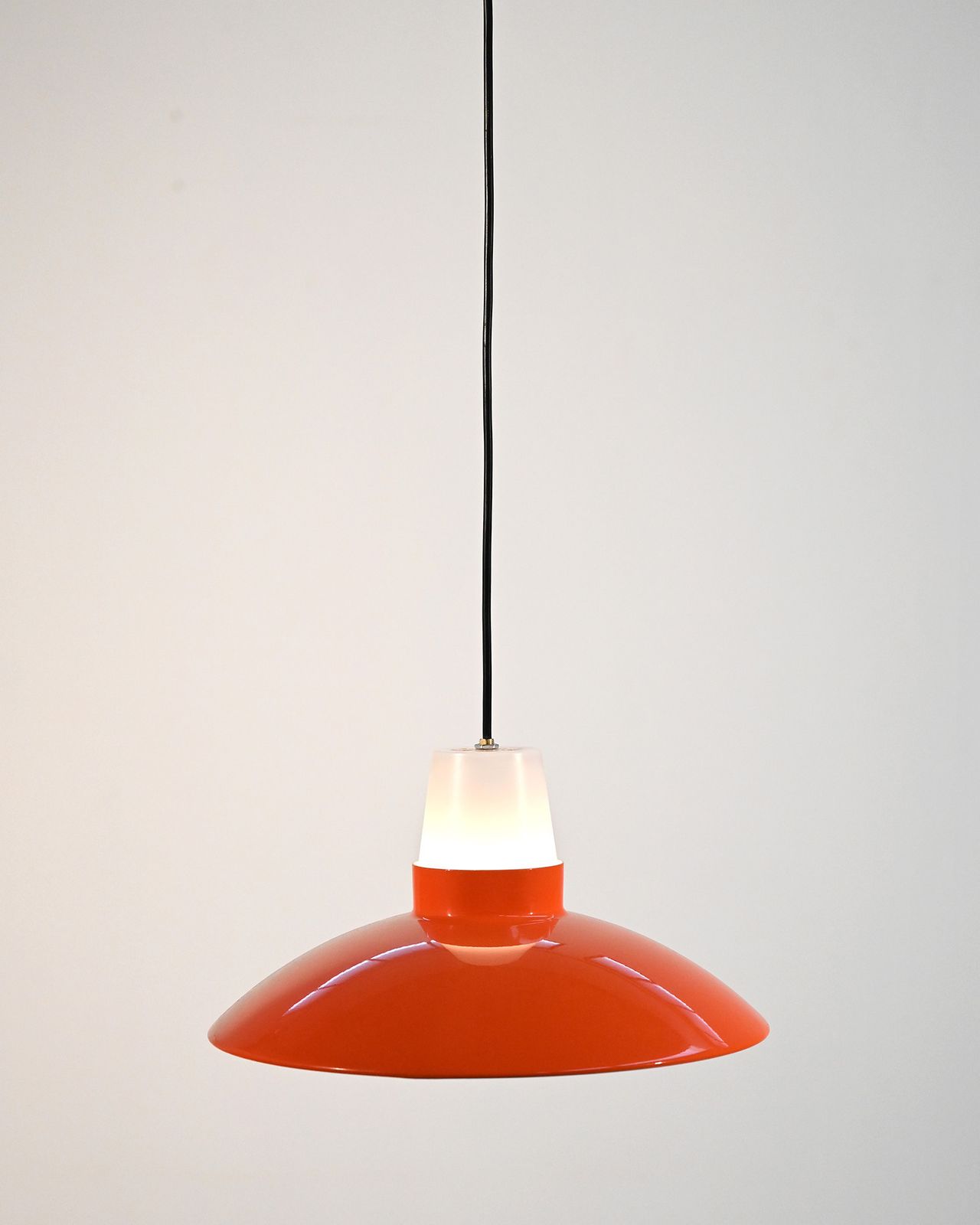 Space Age Plafondlamp Toegeschreven aan Sven Middelboe voor Nordisk Solar, jaren 1970 photo Verlichting