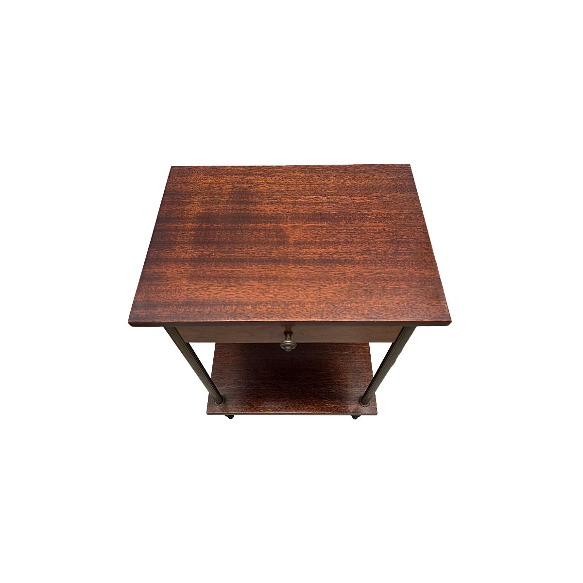 French Vintage Mid Century Side Table, 1950s photo furniture
