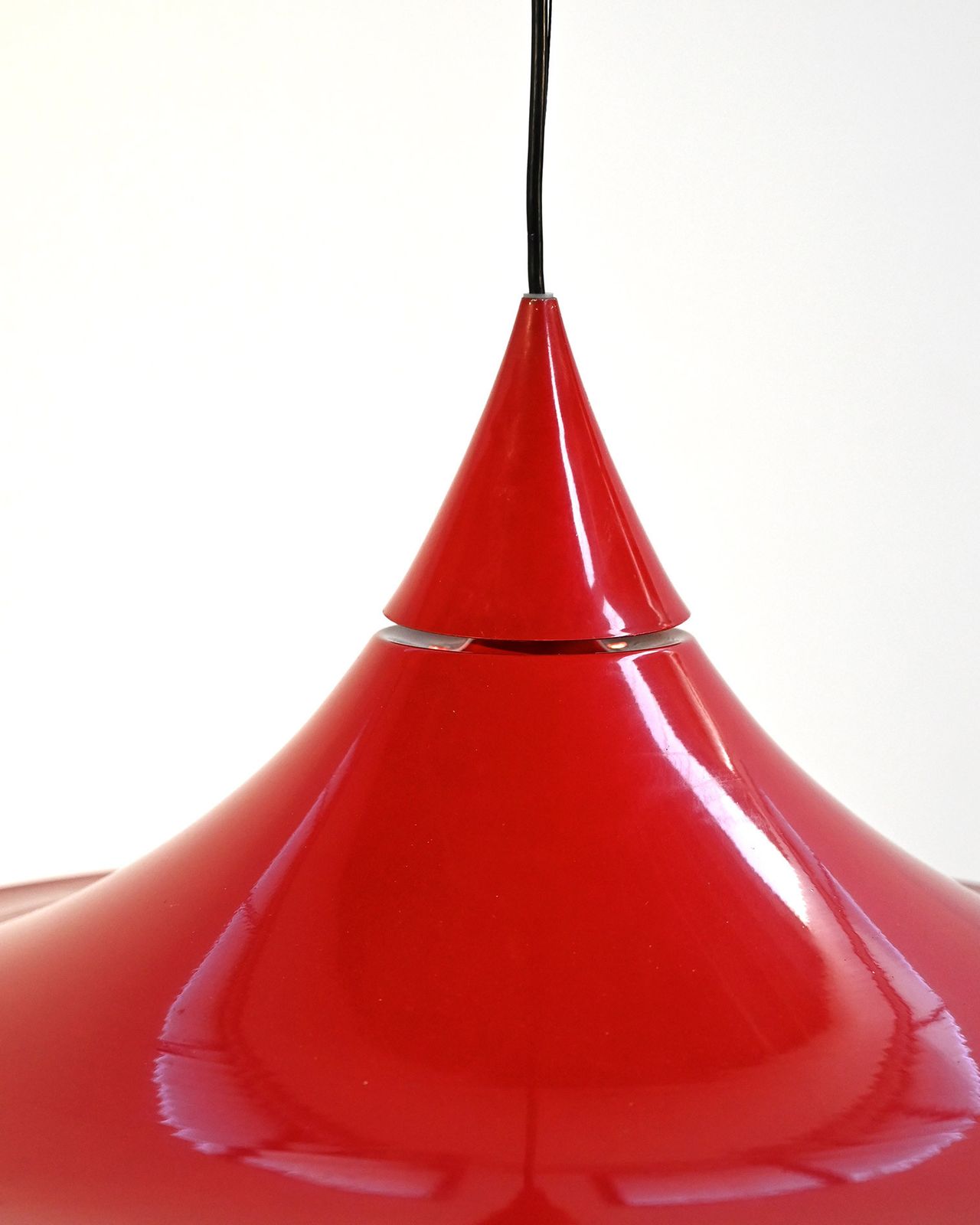 photo for sale Pair Of Pendant Lamps Attributable To The “Semi” Model By Claus Bonderup And Torsten Thorup For Fog & Mørup, 1960s