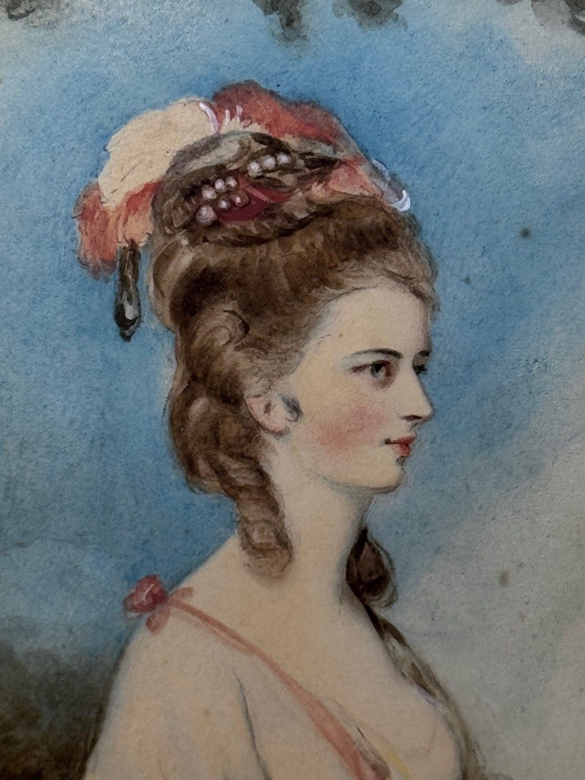 18e-eeuws portret van Lady Jane Stanhope naar Sir Joshua Reynolds photo for sale