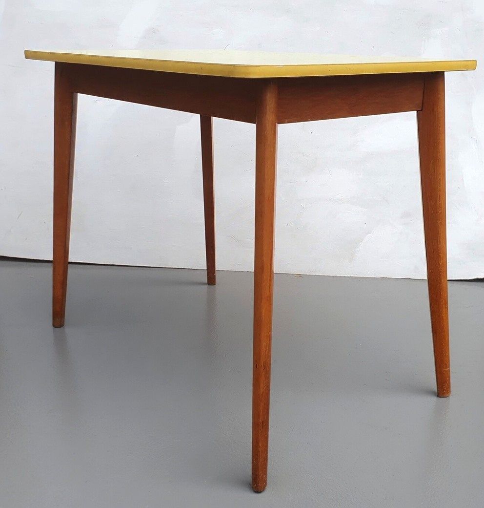 Vintage Mid Century Formica Kitchen Table photo for sale