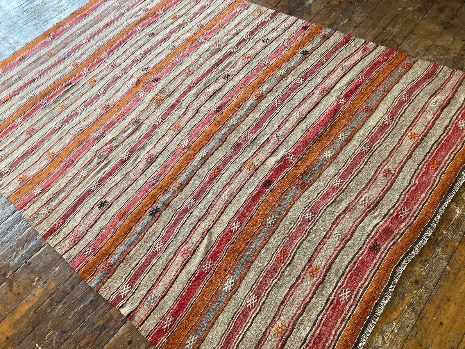 Vintage Anatolian Kilim 2.56m X 1.80m photo vinterior