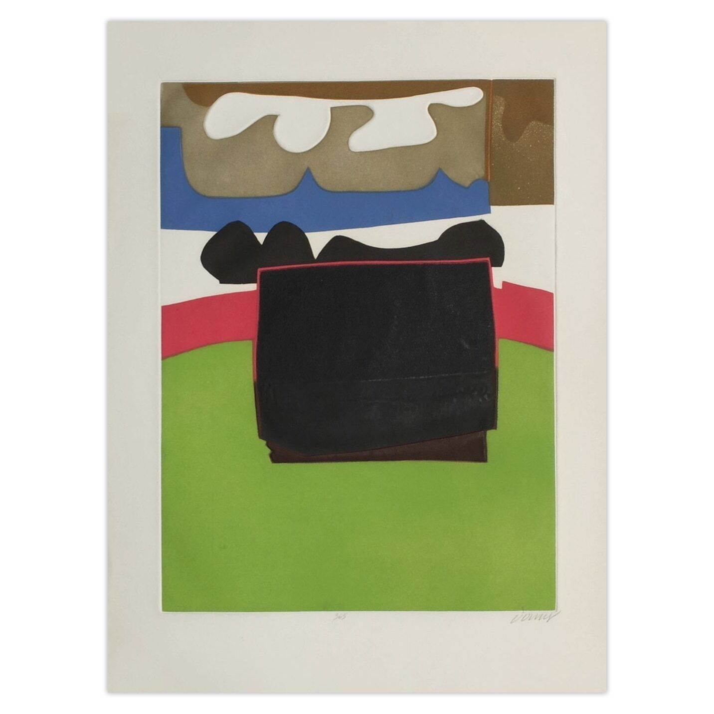 Bertrand Dorny Gesigneerde Ets Architecture II 1978
