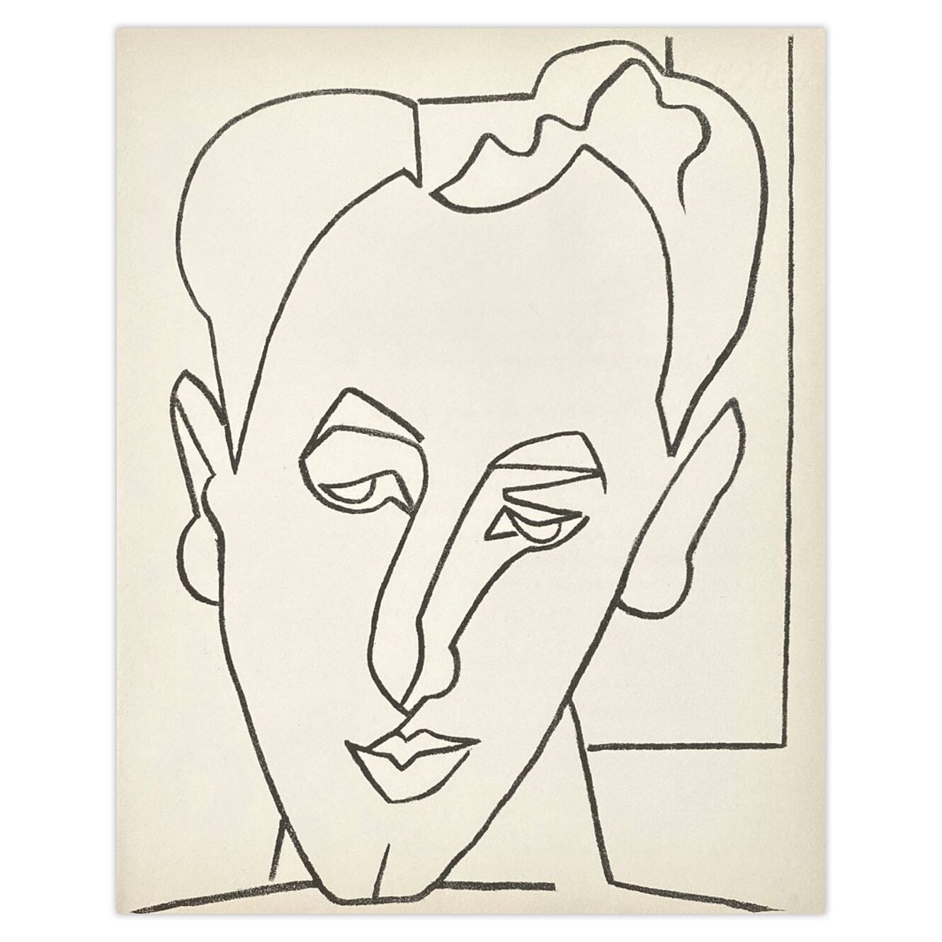 Françoise Gilot Lithografie Pages D'amour André Verdet 12 1951