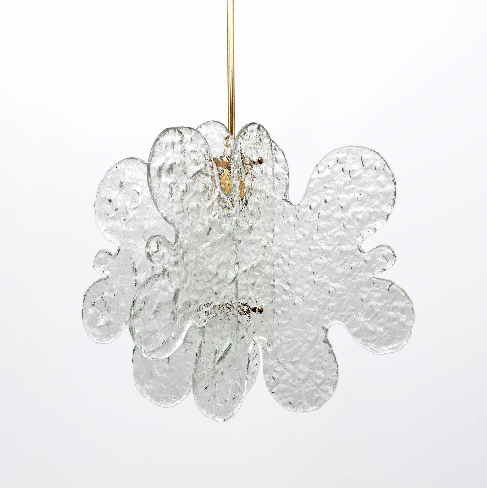 Carlo Nason Mid-Century Modern Italiaanse Murano glazen hanglamp voor Mazzega, jaren 1970 photo 2188.0