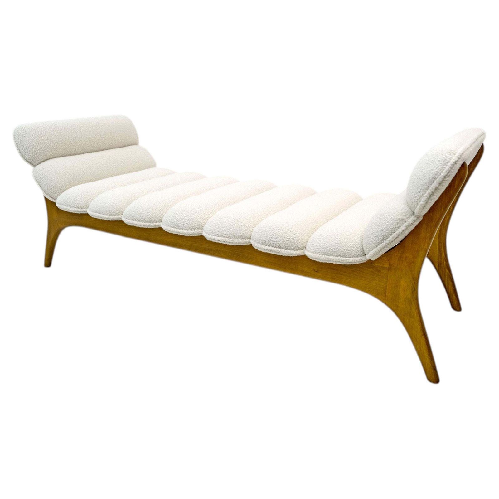 Adrian Pearsall Mid-Century Modern Walnut Chaise Longue by Craft Associates photo furniture