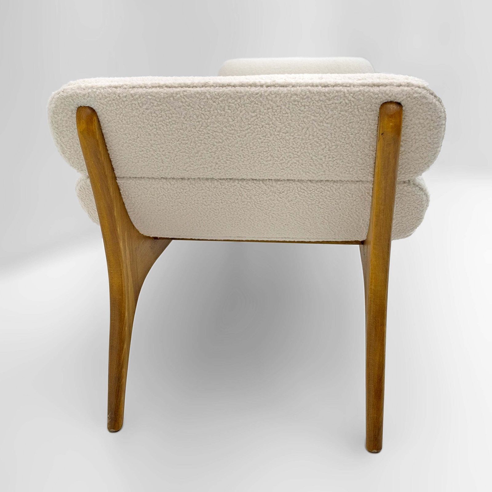 Adrian Pearsall Mid Century Modern Walnut Chaise Lounge By Craft Associates photo Furniture