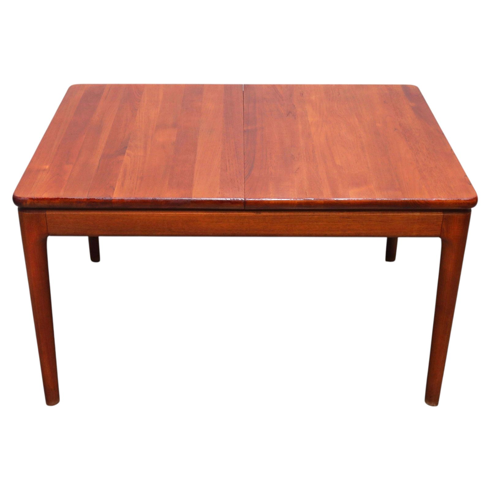Uitschuifbare Deense Eettafel van Glostrup Møbelfabrik 1965 Massief Teak