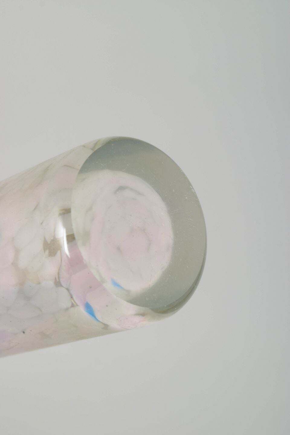 Per Lütken For Holmegaard. Cylindrical Glass Vase From "Cascade" Series. 1970s photo Home Decor