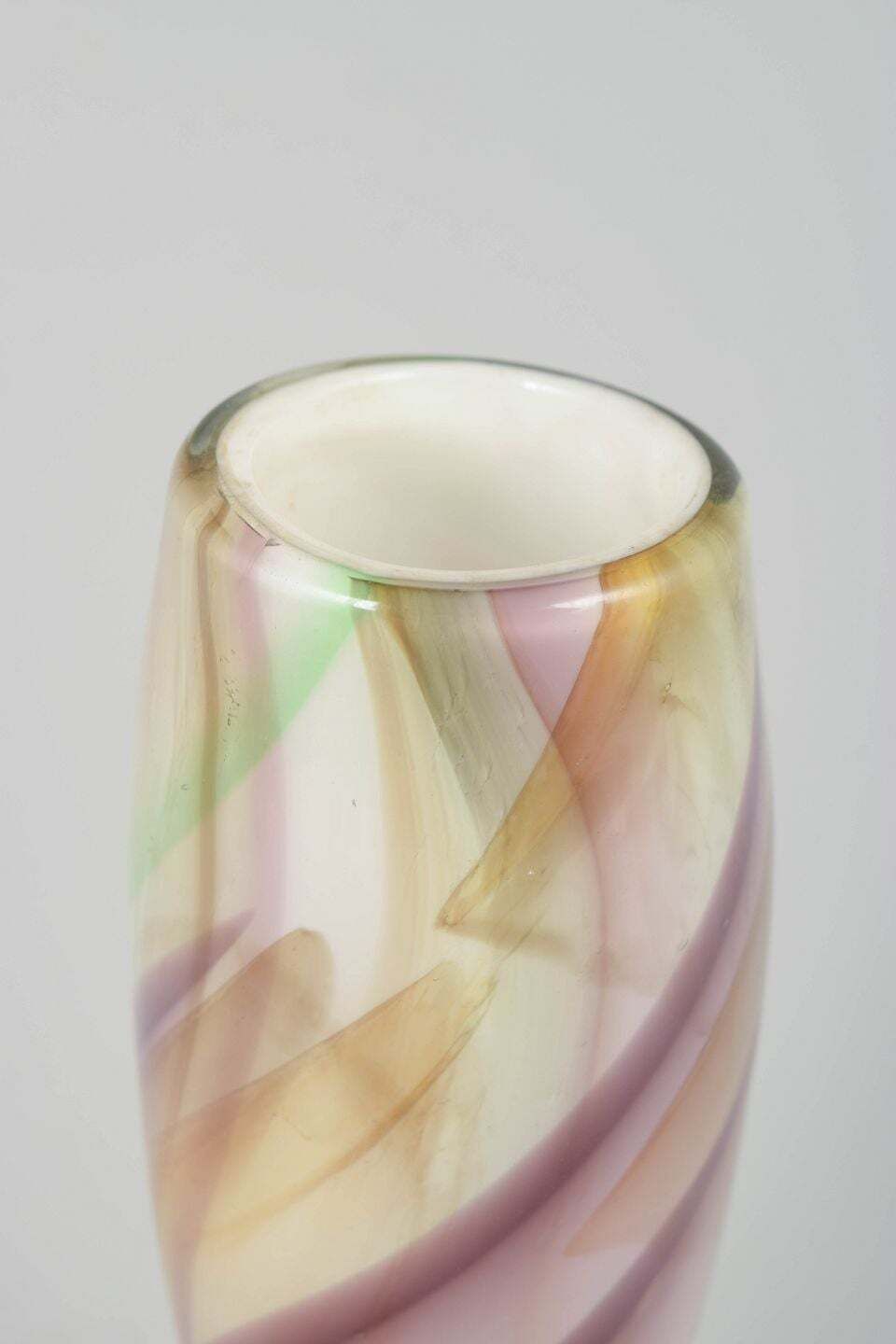 Vase en verre soufflé Holmegaard, série « Cascade », par Per Lütken, années 1970 photo for sale