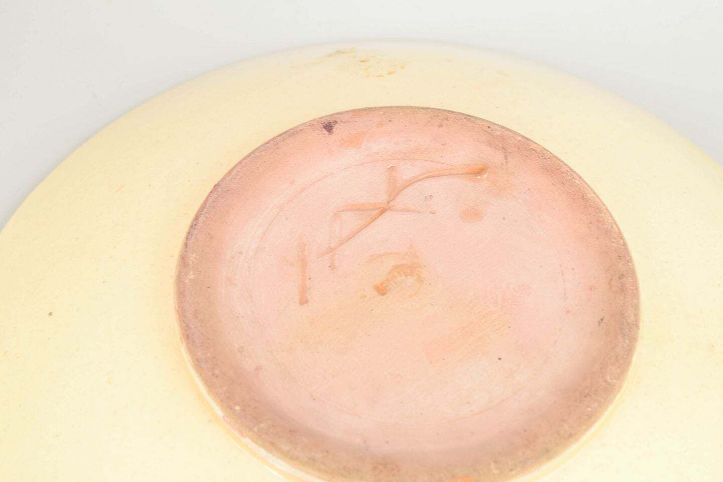 Kähler. Faience Bowl With Swirling Slip Decoration, 1930s photo 342.0