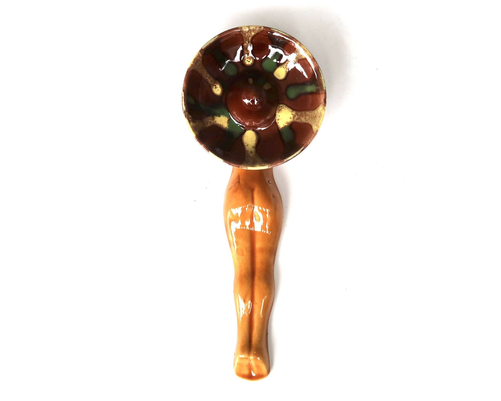 Cendrier en céramique, Pin Up sous un sombrero, Vallauris, années 1970 photo furniture