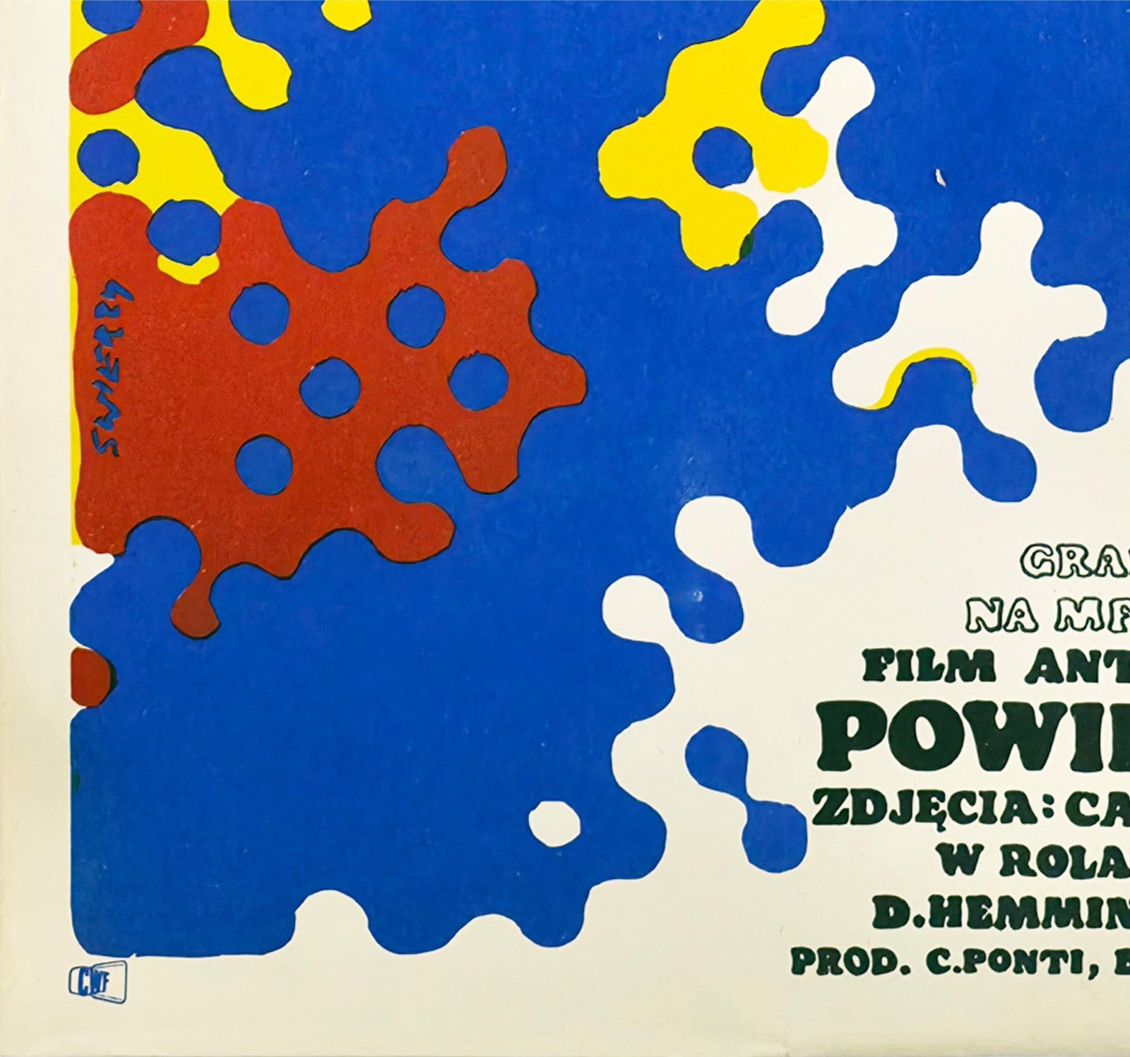 Blow Up 1968 Poolse A1 filmposter, Waldemar Swierzy photo buy