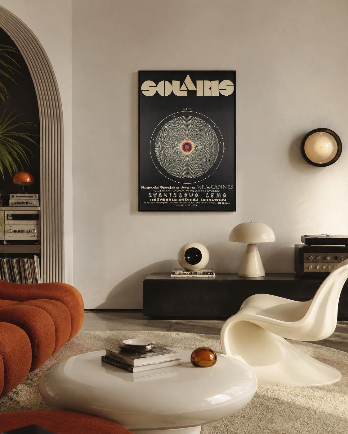 Solaris 1972 Poolse A1 filmposter, Andrzej Bertrandt photo furniture