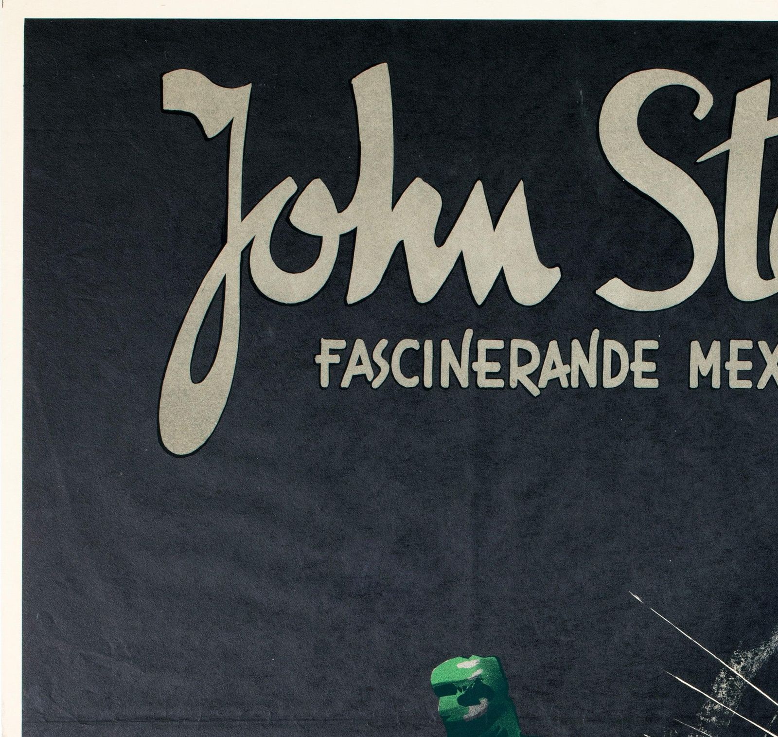 Affiche de cinéma suédoise La Perla C1947, Gösta Åberg photo for sale