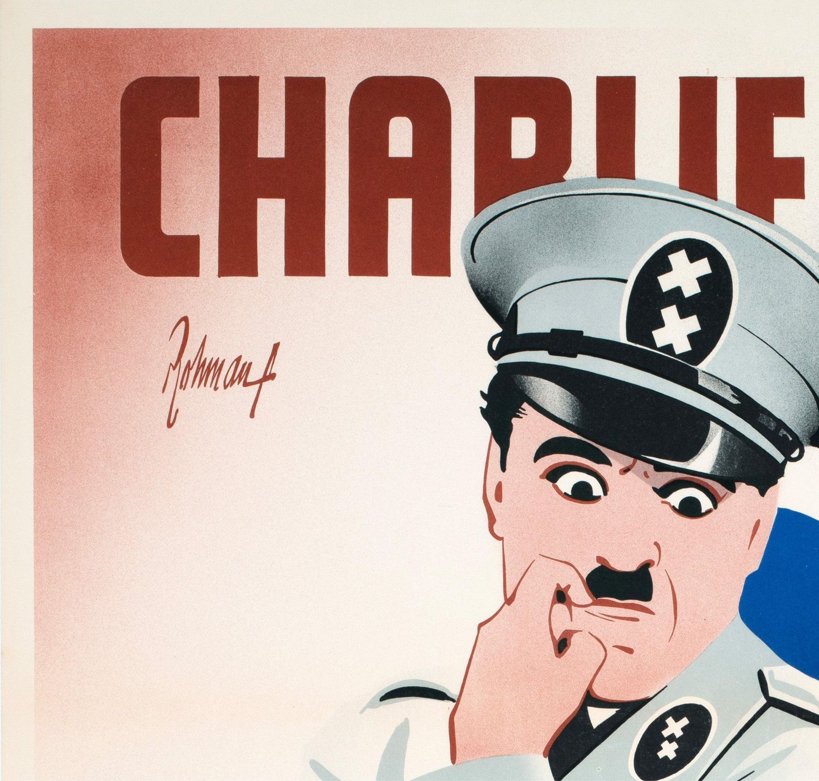 The Great Dictator 1945 Zweedse filmposter, Eric Rohman photo for sale