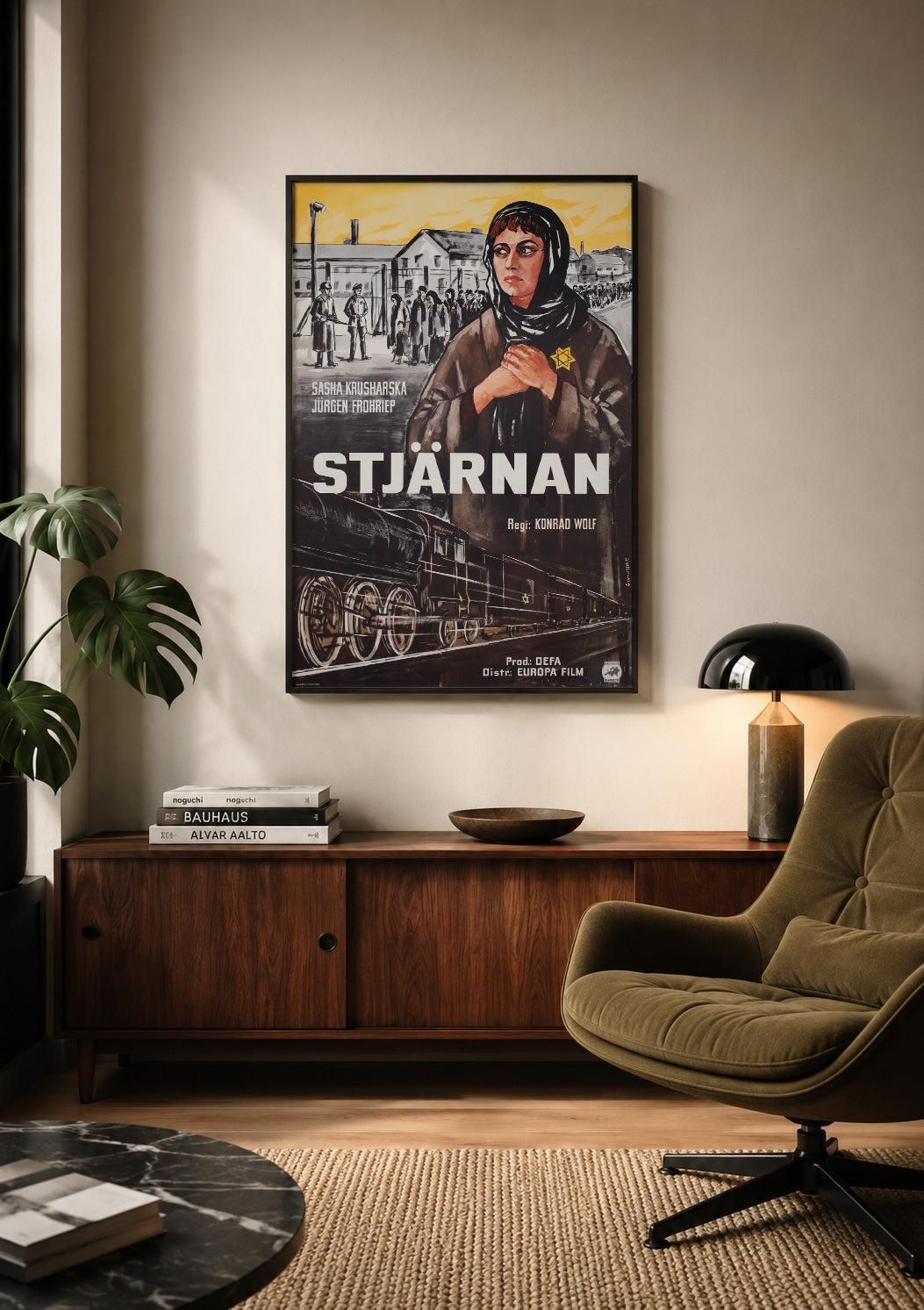 Stars 1960 Swedish Film Poster photo furniture