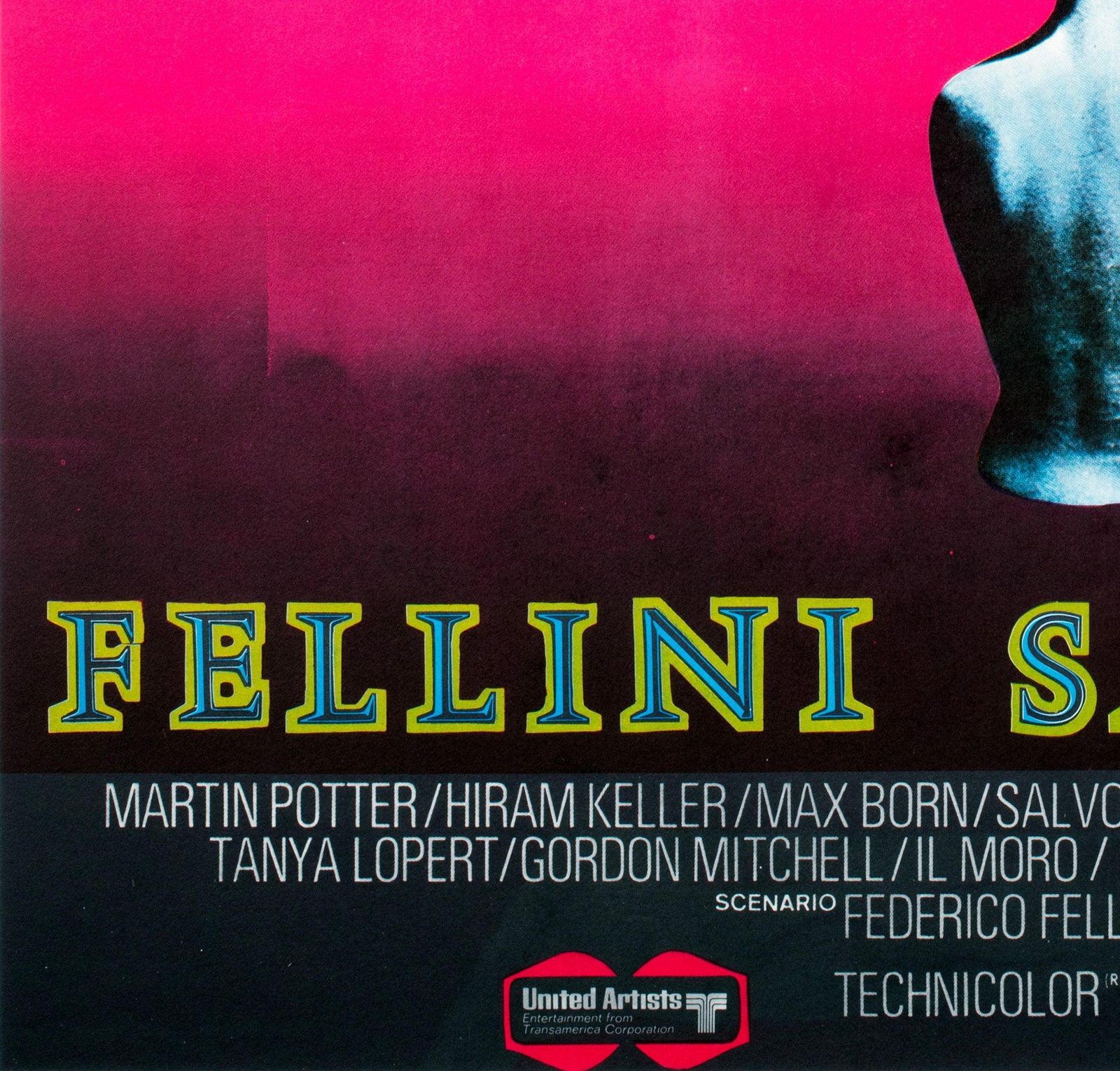 Fellini Satyricon 1969 Swedish Film Poster photo buy