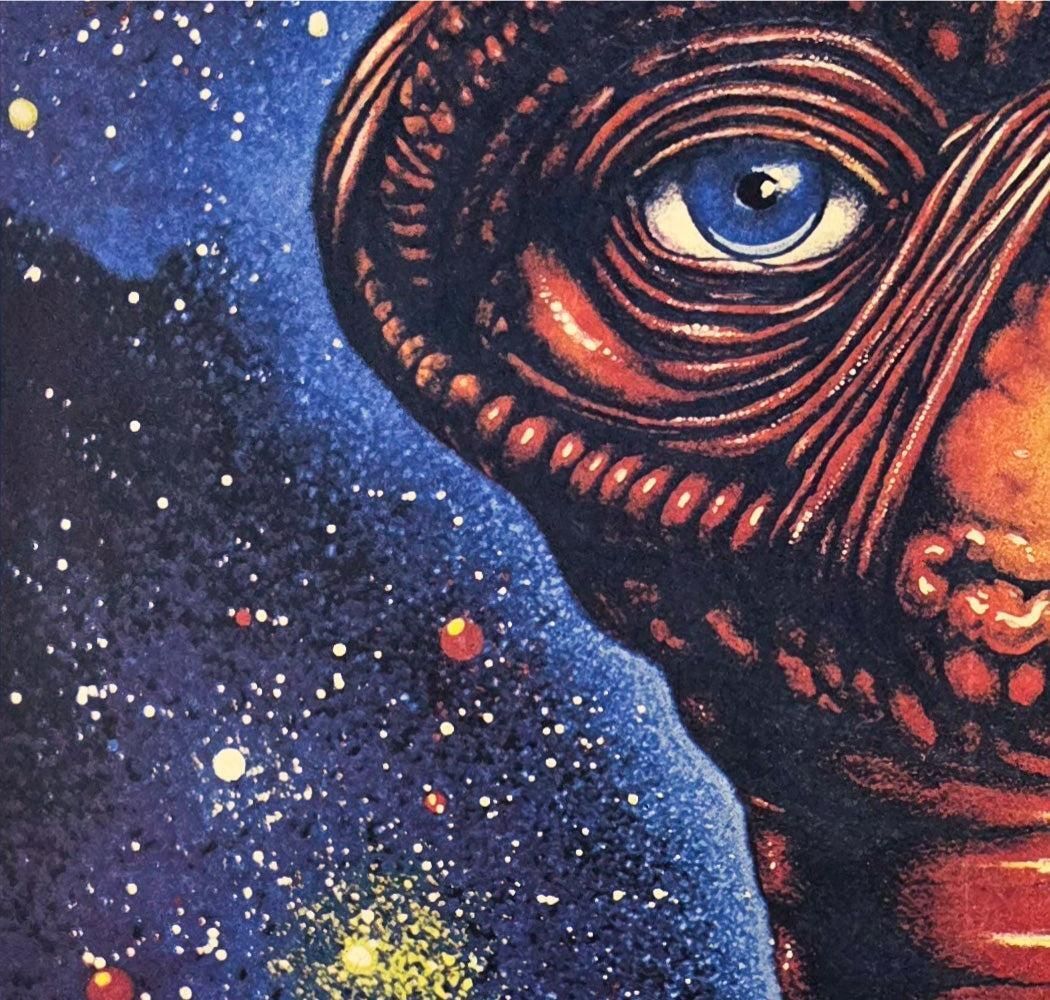 Affiche de cinéma polonaise B1 pour E.T. 1984, Jakub Erol photo 2119.0