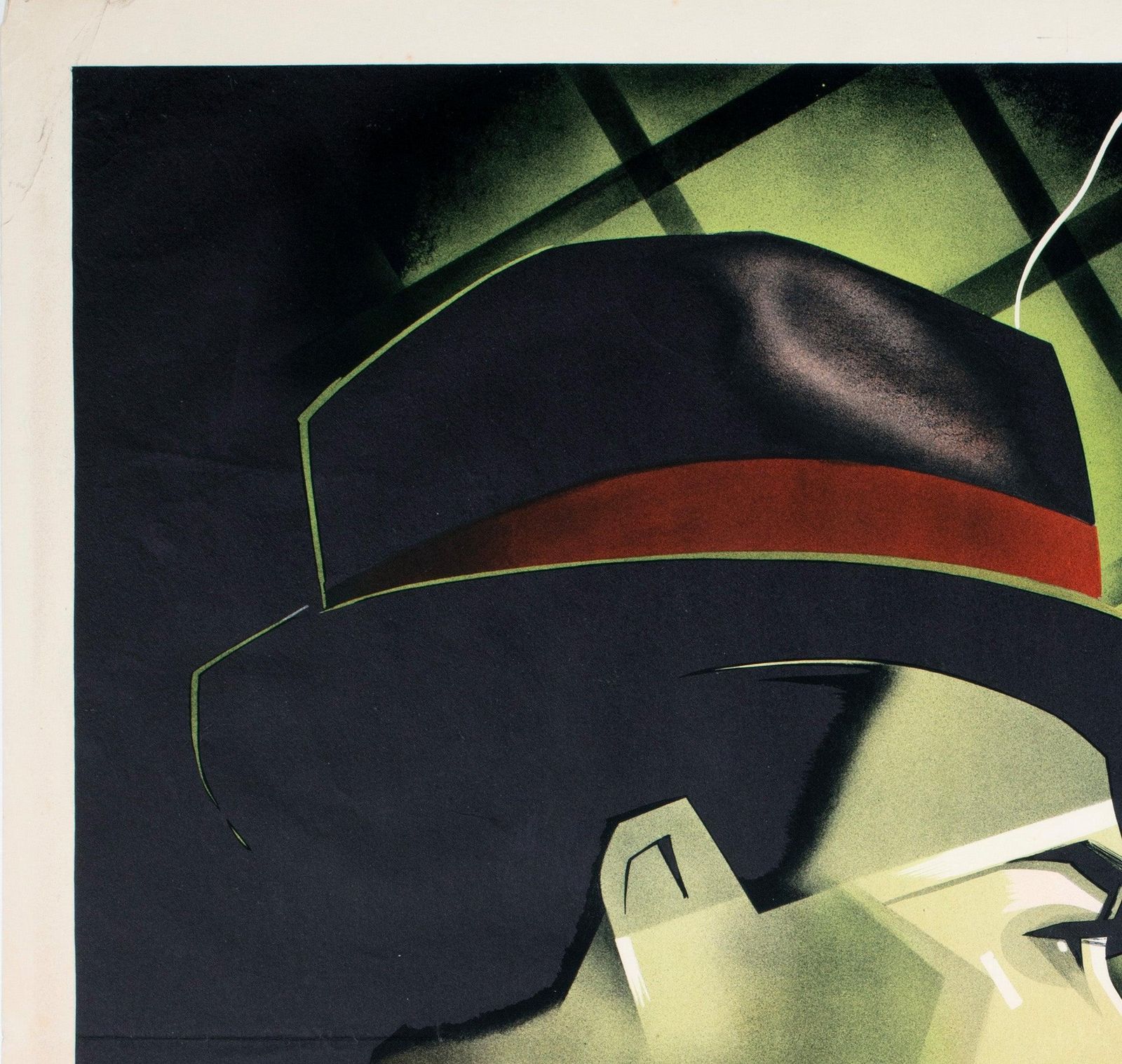 Affiche suédoise du film Invisible Stripes, 1940 photo for sale