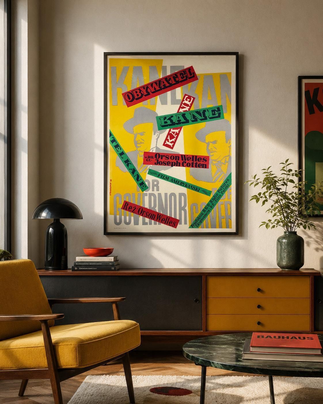 Citizen Kane 1957 Poolse A1 Filmposter, Henryk Tomaszewski photo furniture