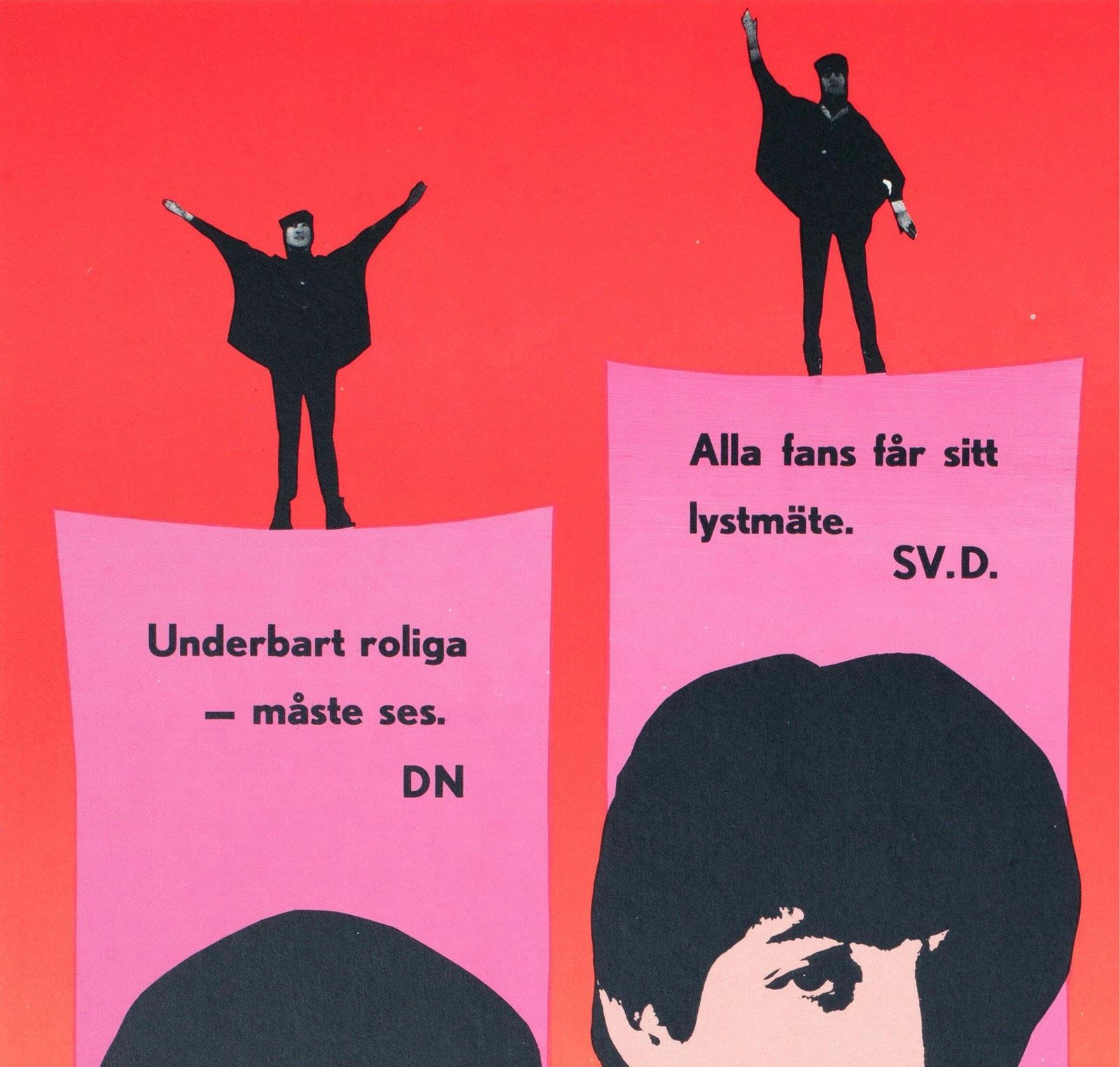 Help 1965 Zweedse filmaffiche photo for sale