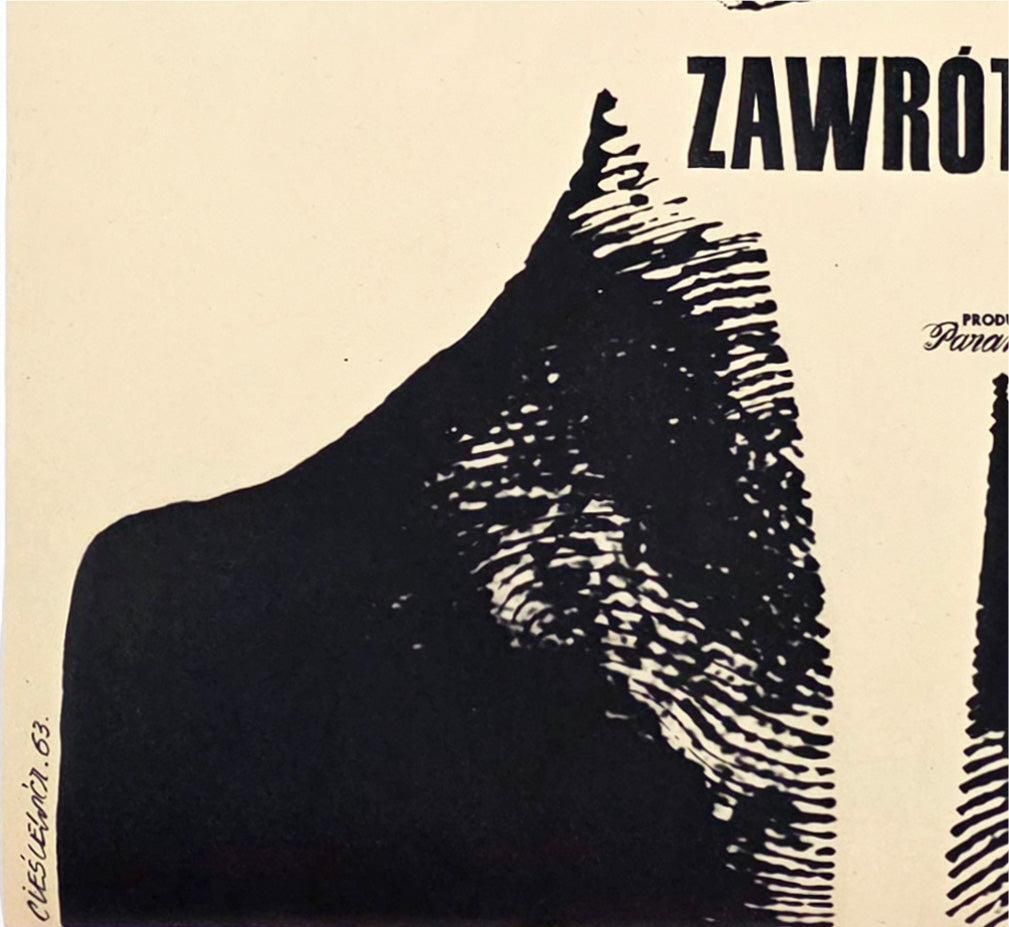 Vertigo 1963 Pools A1 Filmposter, Roman Cieslewicz photo buy