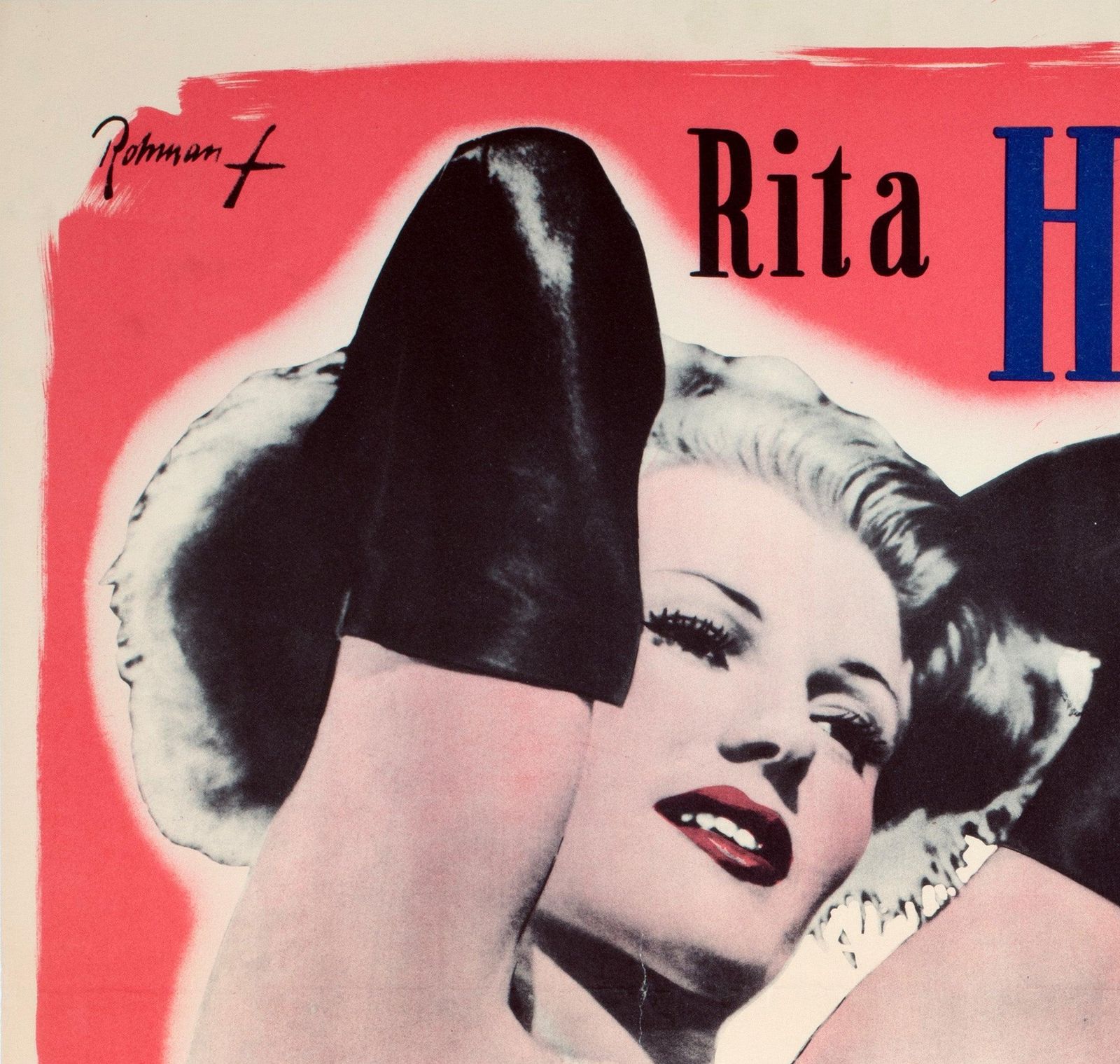Gilda 1946 Swedish Film Poster, Eric Rohman photo for sale