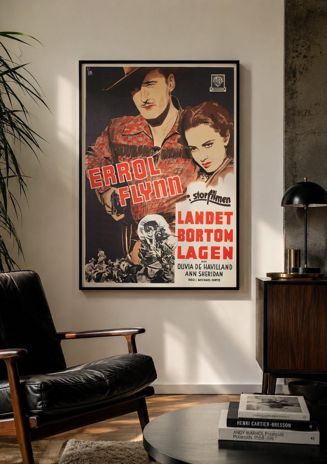 Dodge City 1939 Zweedse filmaffiche, Gösta Åberg photo furniture