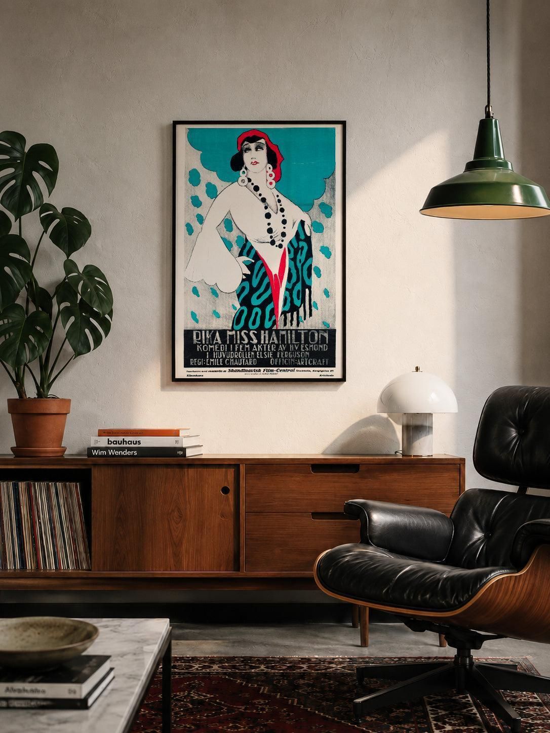 Affiche suédoise du film Under The Greenwood Tree, vers 1920 photo furniture