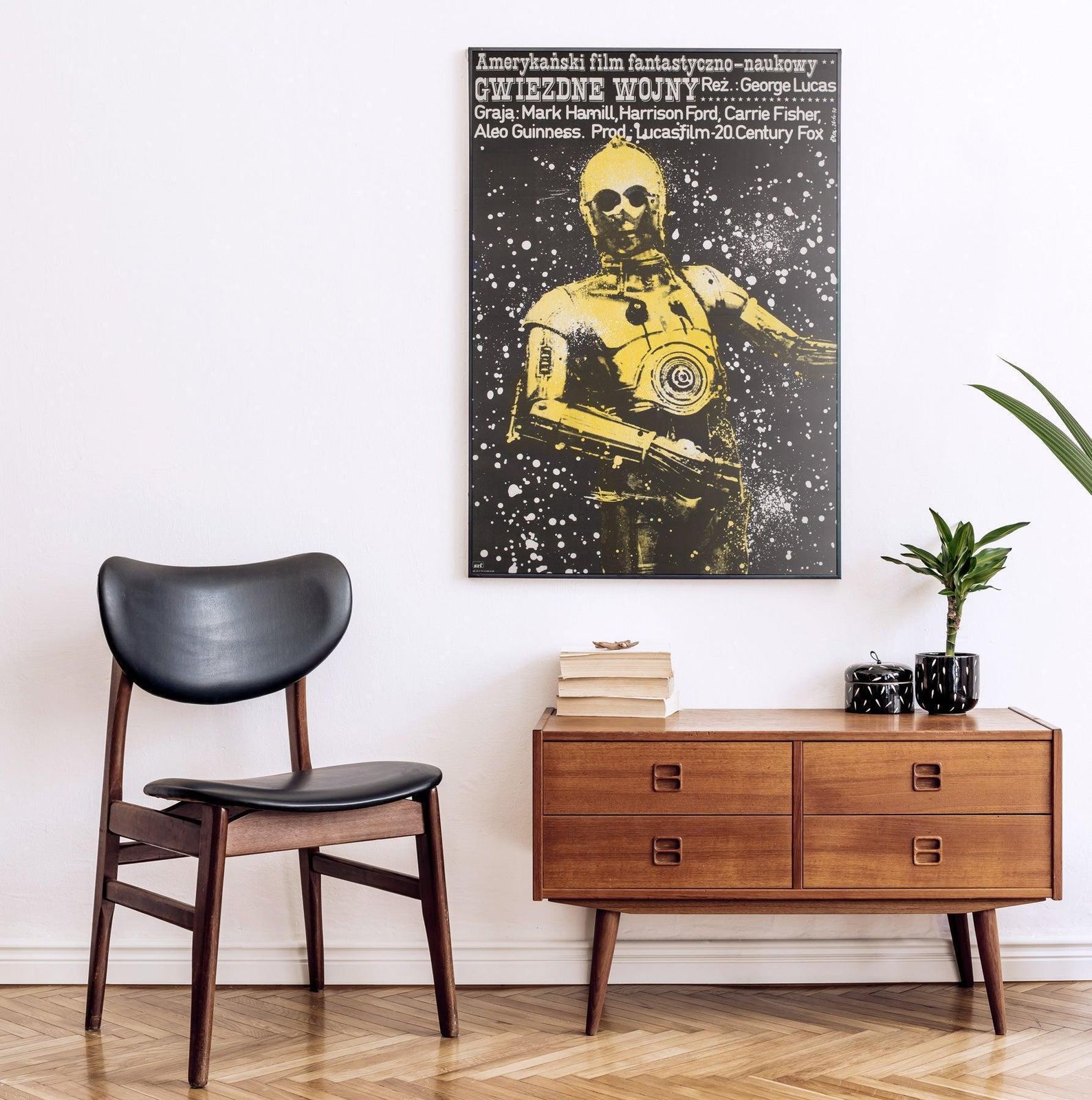 Affiche de cinéma polonaise Star Wars 1979, format B1, Jakub Erol photo furniture