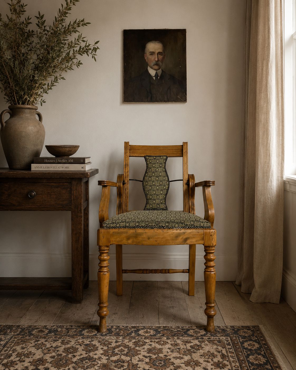 Vintage Antique Barbers Armchair