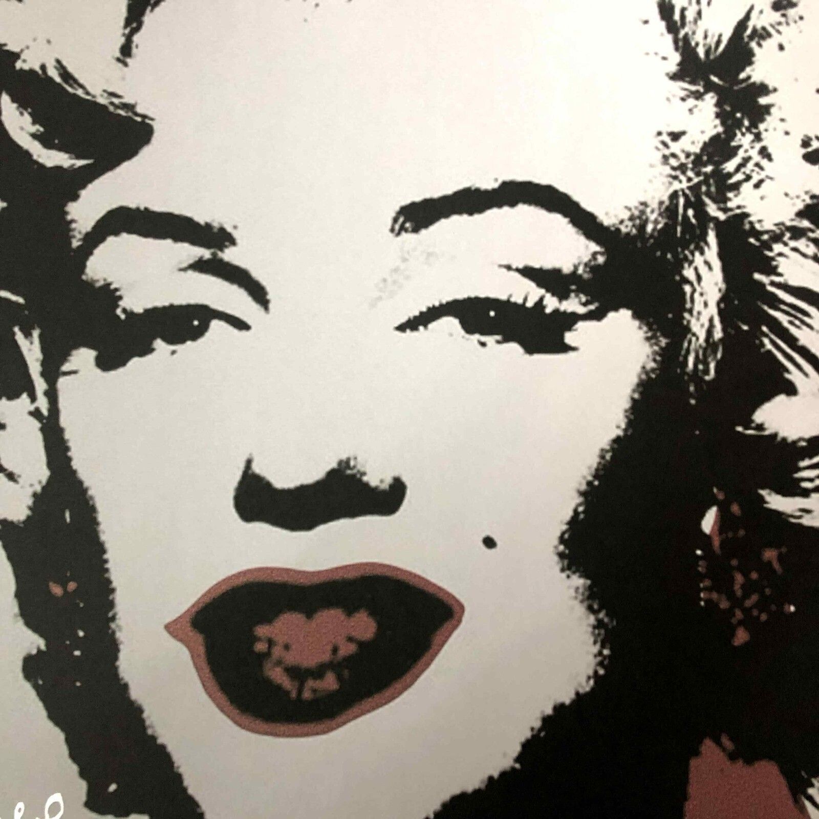 Andy Warhol Lithografie 50x50 cm Nieuwe Cmoa Editie Met Certificaat photo vinterior