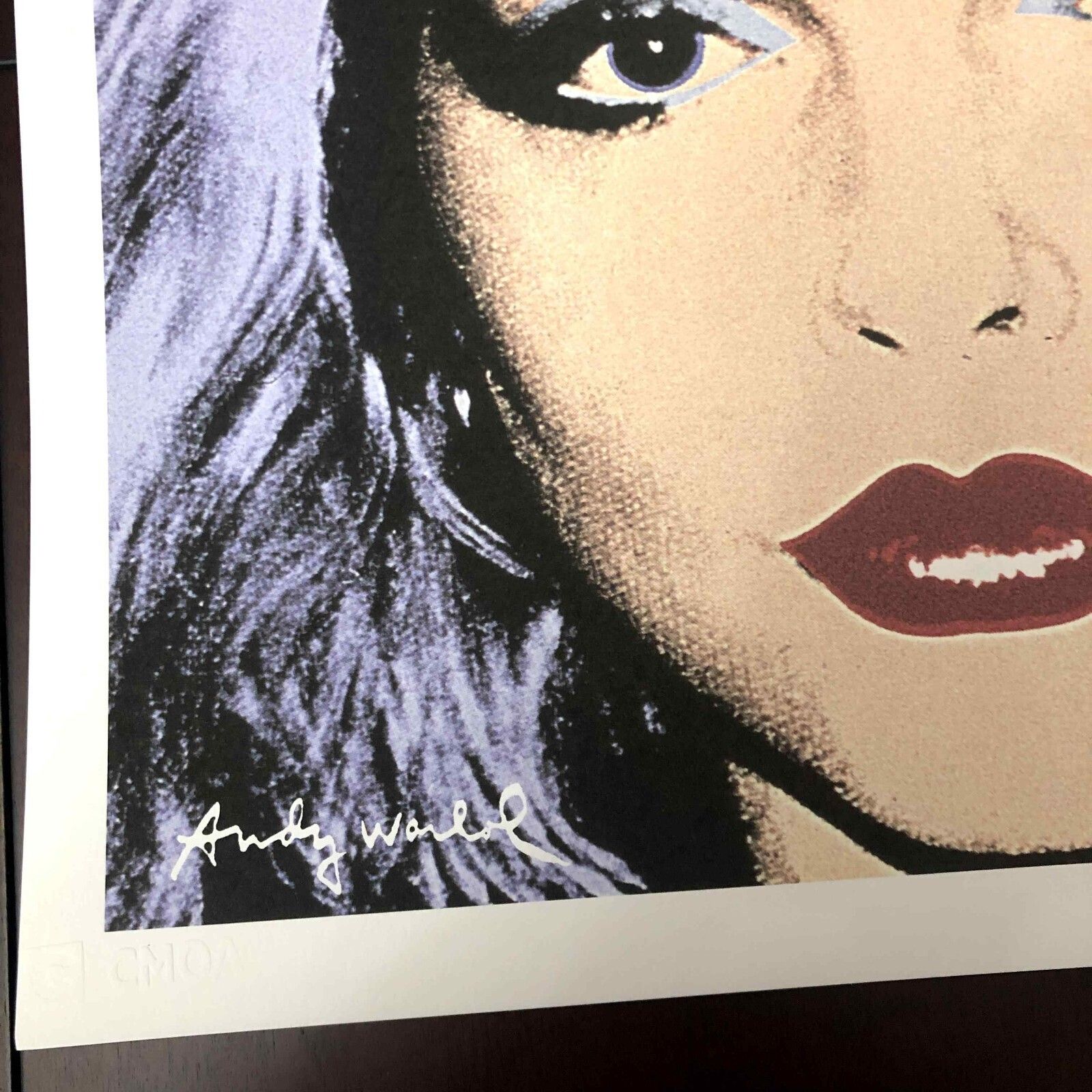 Andy Warhol Lithography Cm 50x50 New Cmoa Edition With Certificate photo vintage